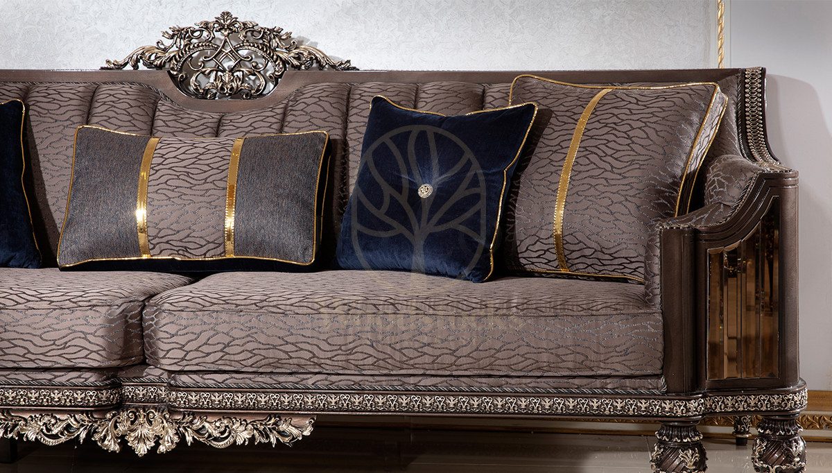 Royal Vanesa Hand Carved Teak Sofa Set, Saharanpur, view 5