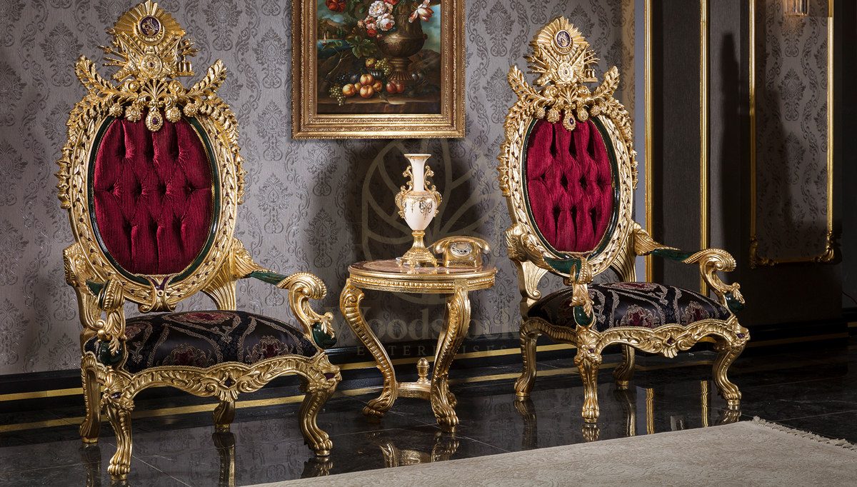 Royal Tugra Hand Carved Teak Sofa Set, Saharanpur, view 3