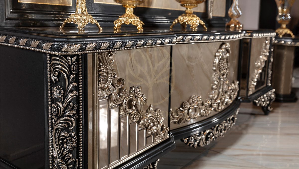 Royal Madley Hand Carved Teak TV Cabinet, Saharanpur, view 2