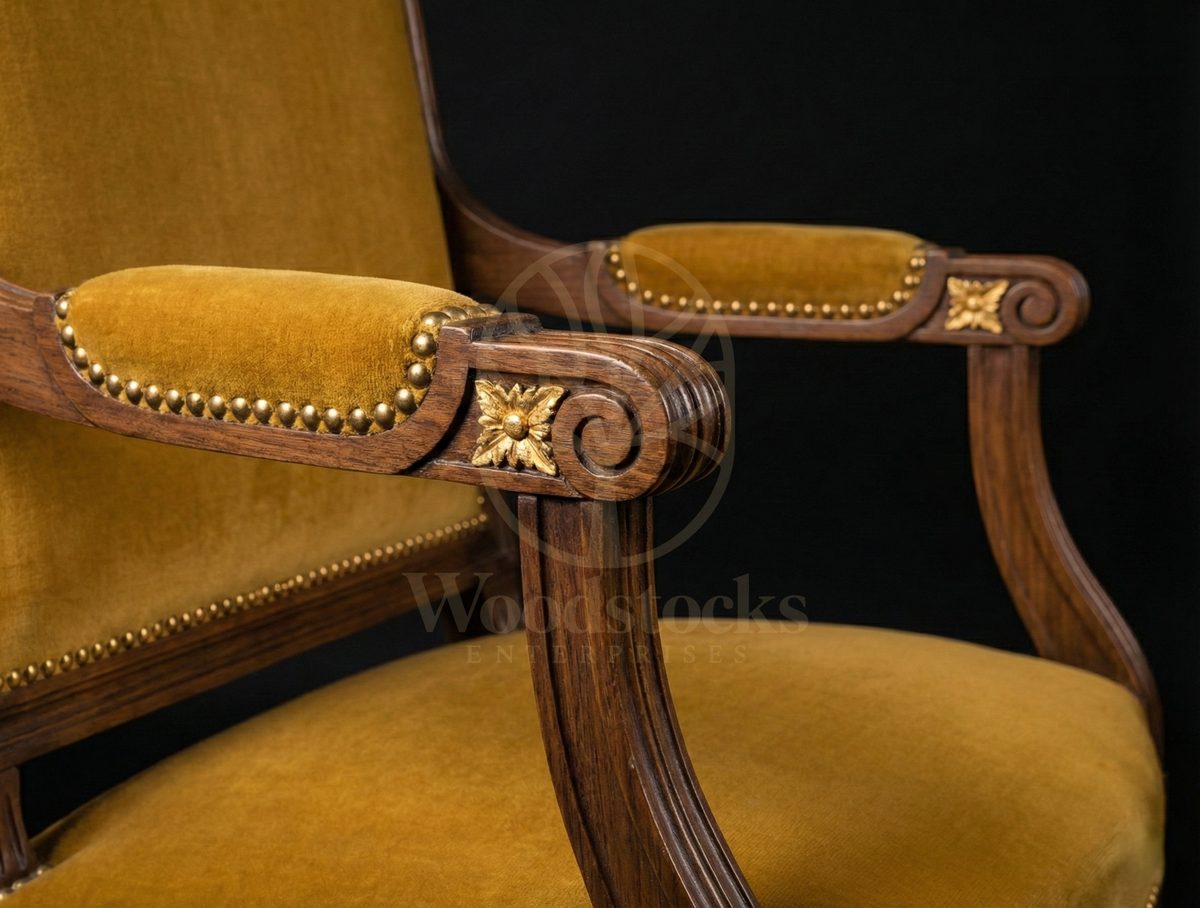 Royal Teak Laureled Salon of the Tuileries, Saharanpur, view 5