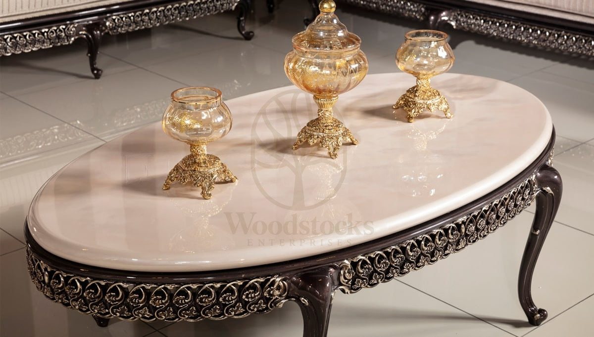 Royal Londra Hand Carved Teak Sofa Set, Saharanpur, view 10