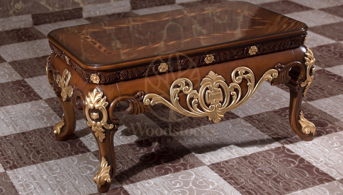Royal Yali Hand Carved Teak Office Table, Saharanpur, view 4