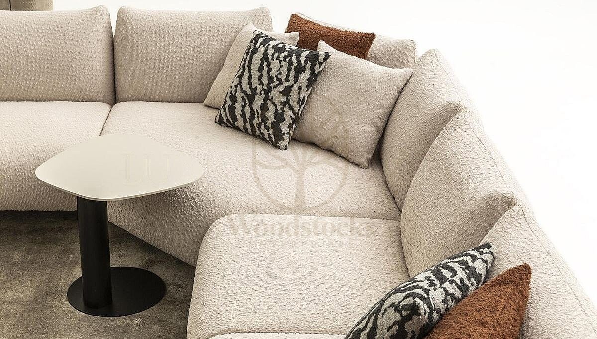 Luxury Portova Handcrafted Teak L-Shape Sofa, Saharanpur, view 9