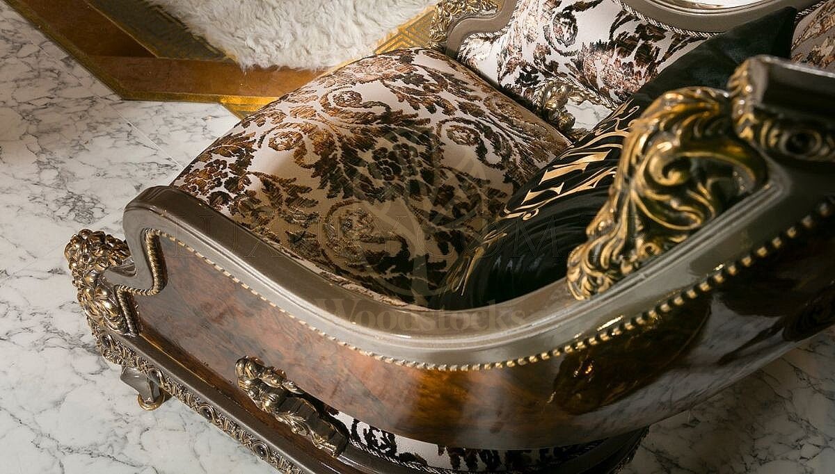 Royal Exotic Hand Carved Teak Sofa Set, Saharanpur, view 2