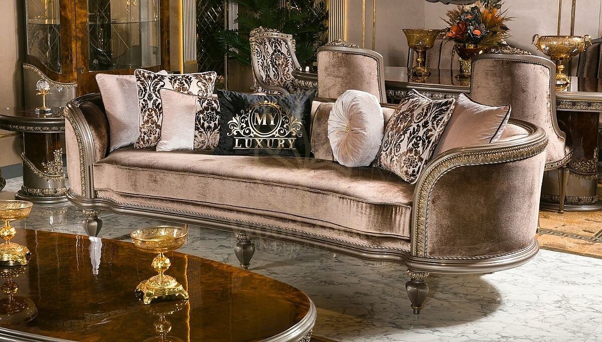 Royal Exotic Hand Carved Teak Sofa Set, Saharanpur, view 3