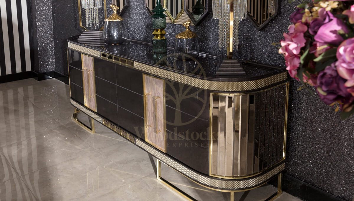 Luxury Helena Handcrafted Teak Dining Table Set, Saharanpur, view 10