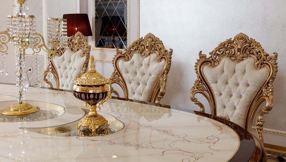 Royal Lord Hand Carved Teak Dining Table Set, Saharanpur, view 7
