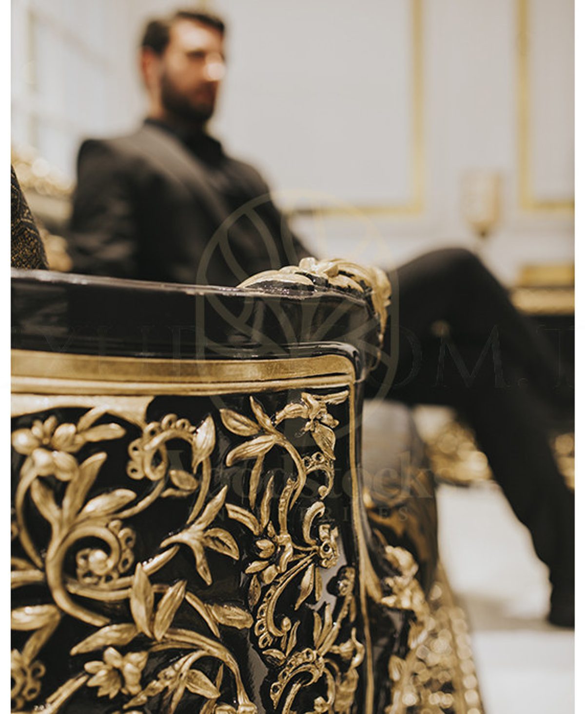 Royal Hercai Hand Carved Teak Sofa Set, Saharanpur, view 7