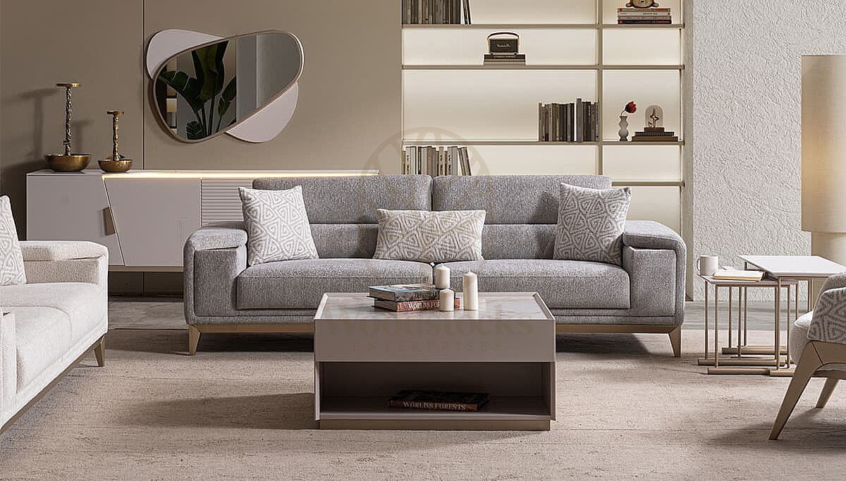Luxury Emirgan Handcrafted Teak Sofa Set, Saharanpur, view 7