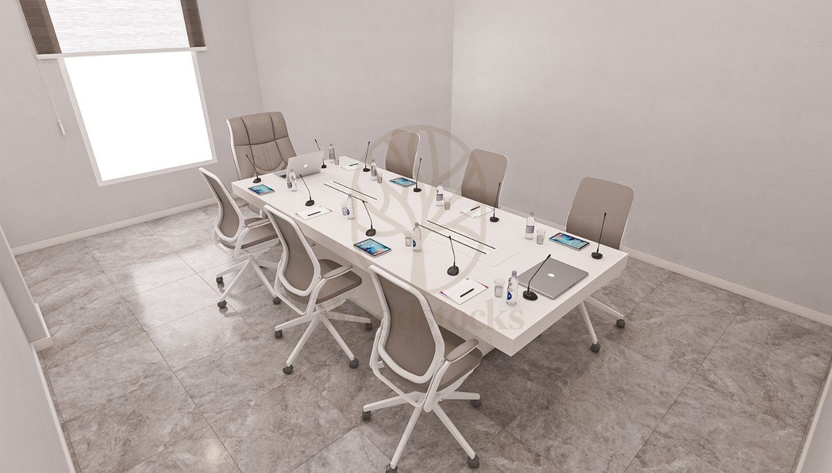 Luxury Municipality Handcrafted Teak Office Table, Saharanpur, view 3