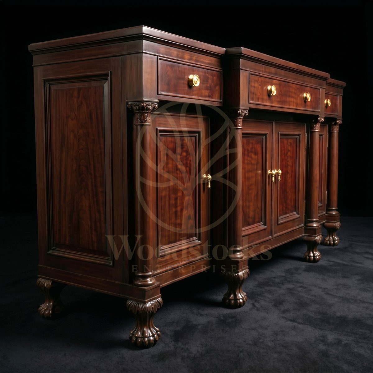Royal Teak Rue de Rivoli Empire Buffet Cabinet, Saharanpur, view 3
