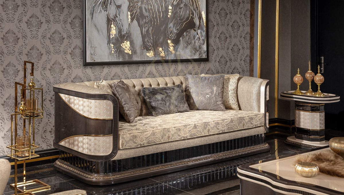 Luxury Elisyum Handcrafted Teak Sofa Set, Saharanpur, view 9