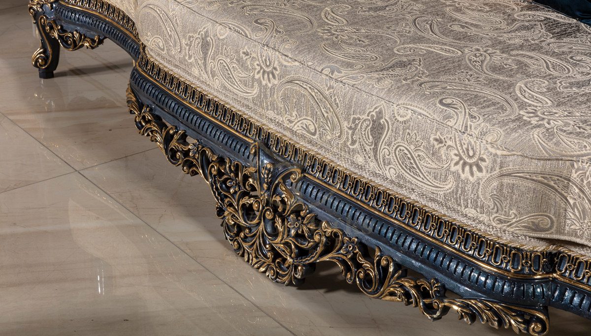 Royal Volendam Hand Carved Teak Sofa Set, Saharanpur, view 5