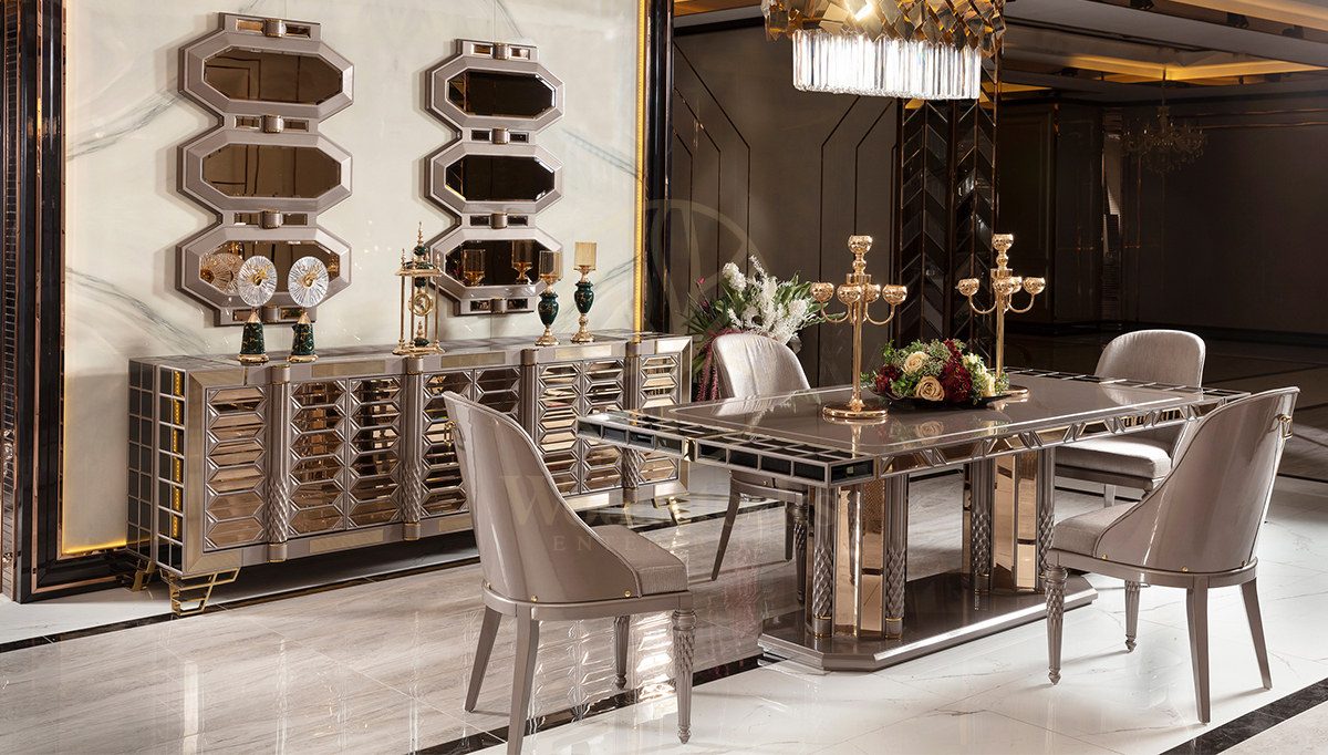 Luxury Marsala Handcrafted Teak Dining Table Set, Saharanpur, Dining Table