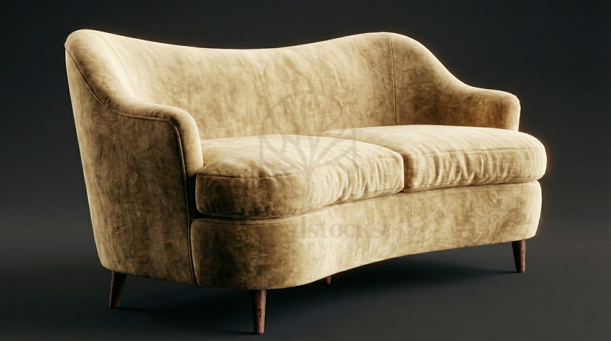 Luxury Teak Novecento Milanese Club Sofa Set, Saharanpur, view 3