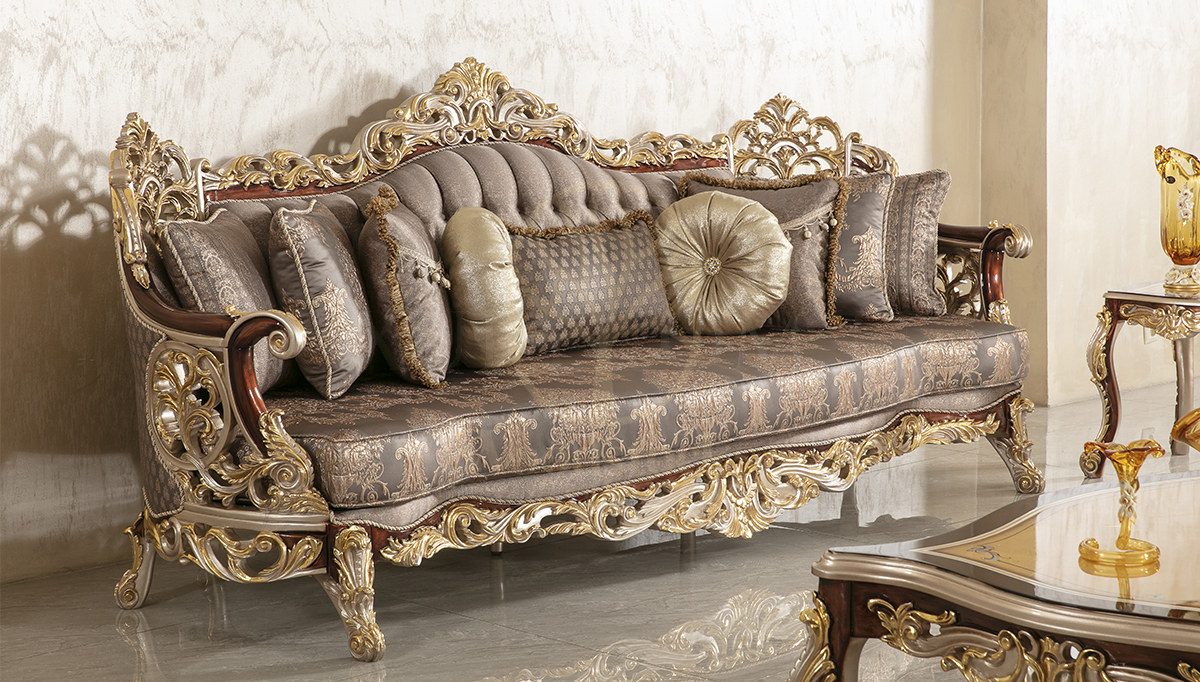 Royal Nepal Hand Carved Teak Sofa Set, Saharanpur, view 4