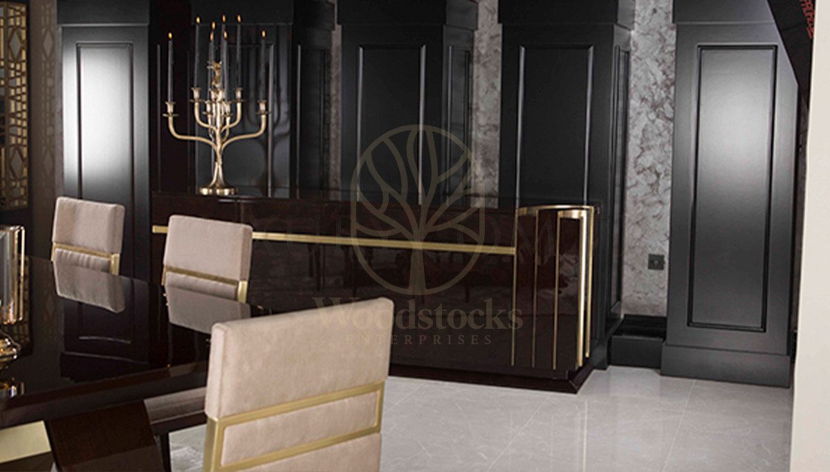 Luxury Elsium Handcrafted Teak Dining Table Set, Saharanpur, view 3