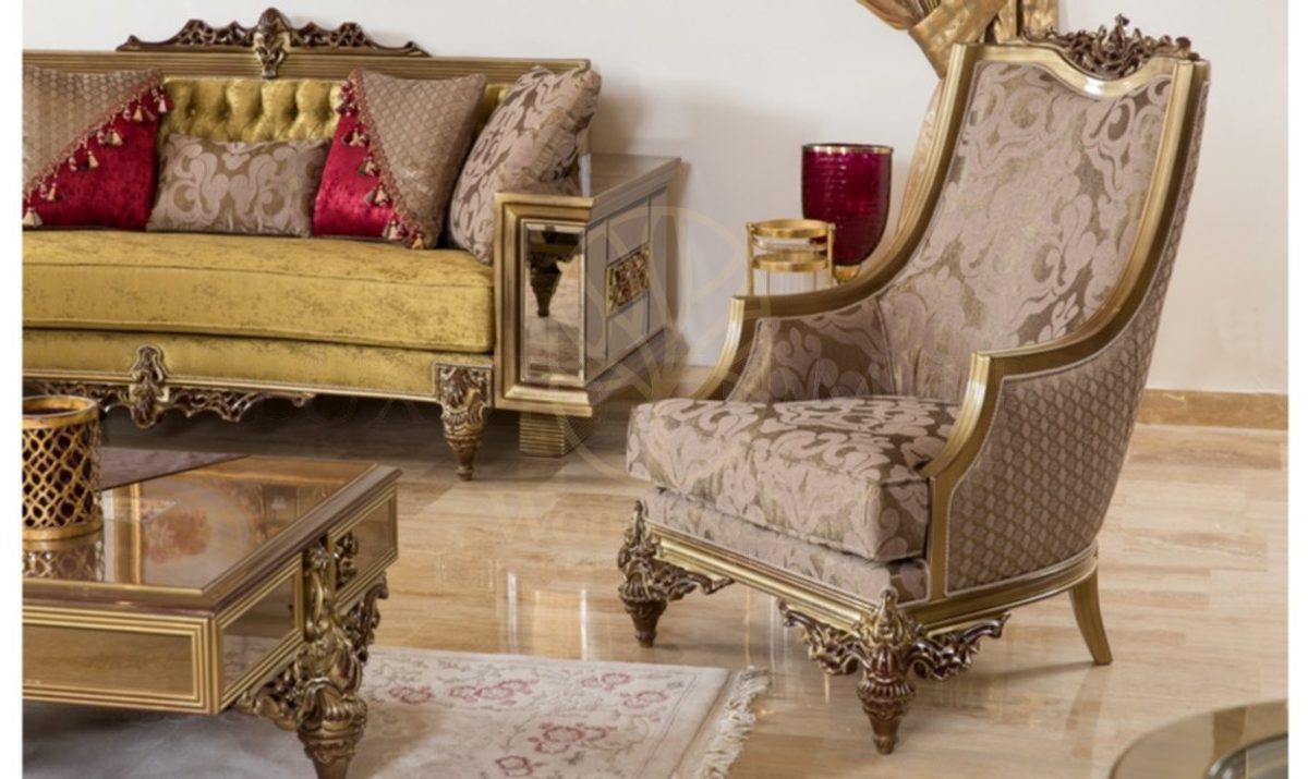 Royal Lopes Hand Carved Teak Sofa Set, Saharanpur, view 2