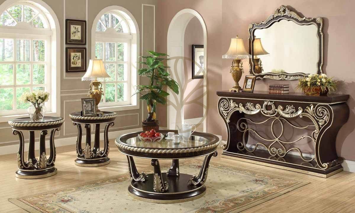 Teak Sleek Cherry Center Table, view 3