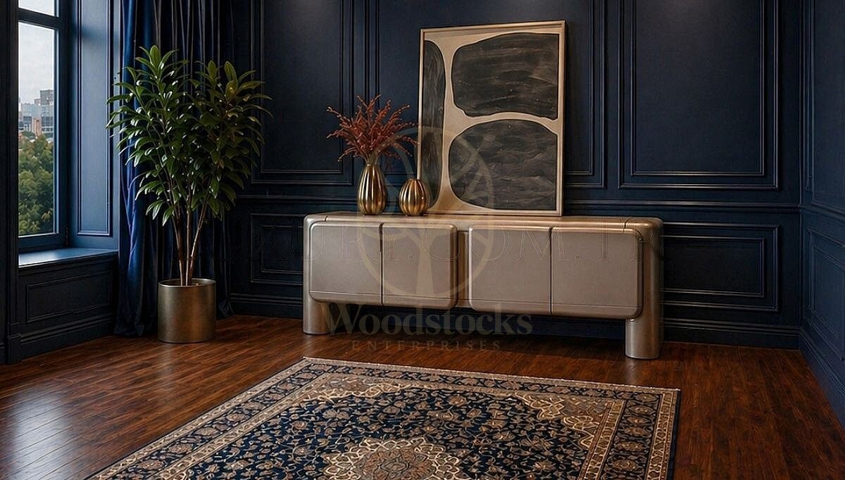 Luxury Rivora Handcrafted Teak Dining Table Set, Saharanpur, view 4