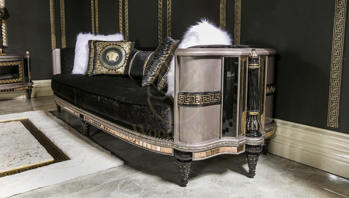 Royal Venice Hand Carved Teak Sofa Set, Saharanpur, view 10