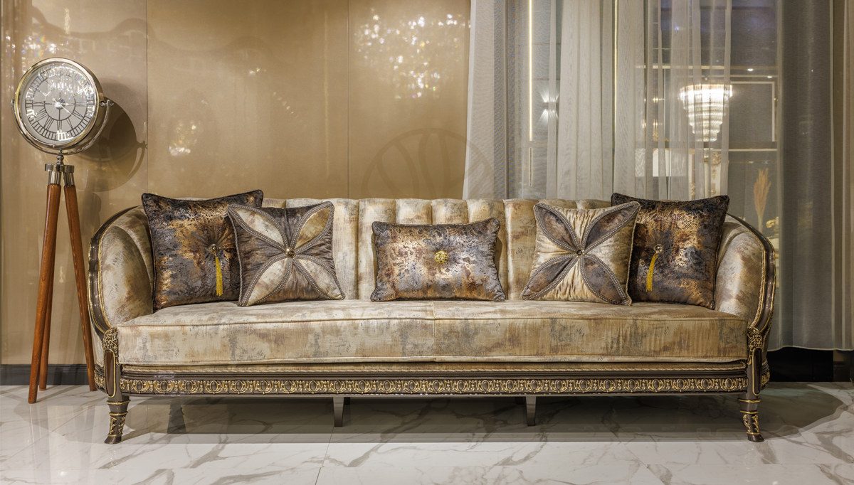 Royal Benito Hand Carved Teak Sofa Set, Saharanpur, view 2