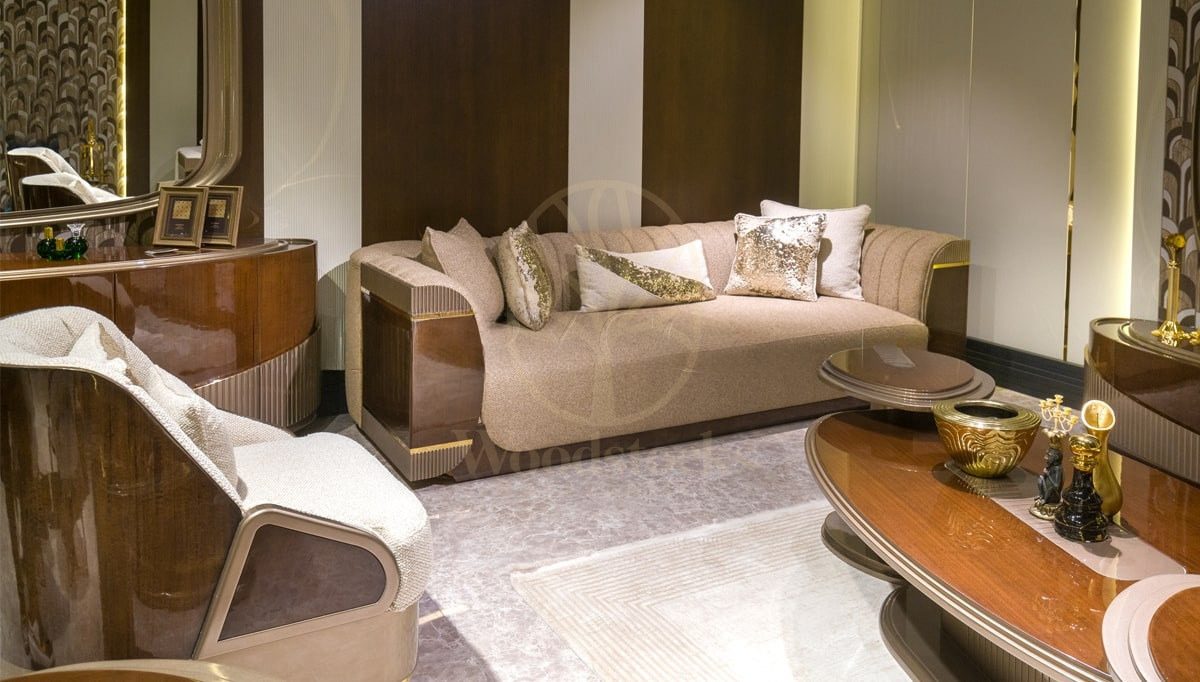 Luxury Solo Handcrafted Teak Sofa Set, Saharanpur, view 3