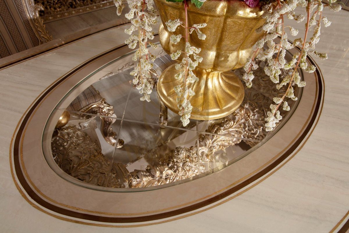 Teak Sovereign Light Brown and Gold Dining Set, view 19