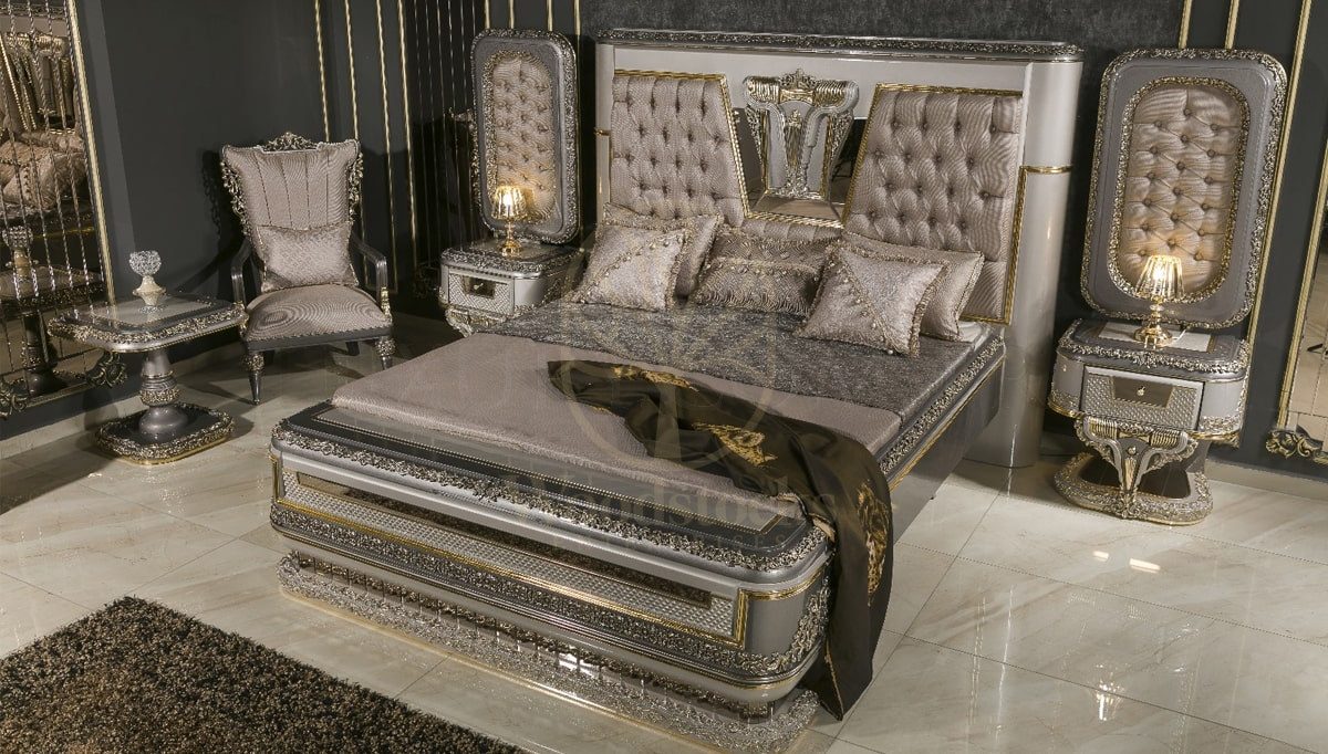 Royal Salerno Hand Carved Teak King Size Bed, Saharanpur, view 2