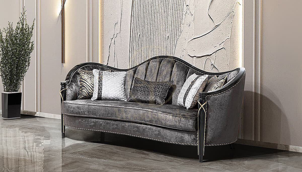 Luxury Levina Handcrafted Teak Sofa Set, Saharanpur, view 4