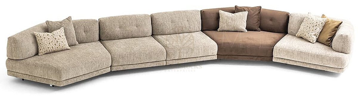 Luxury Savoy Handcrafted Teak L-Shape Sofa, Saharanpur, view 6