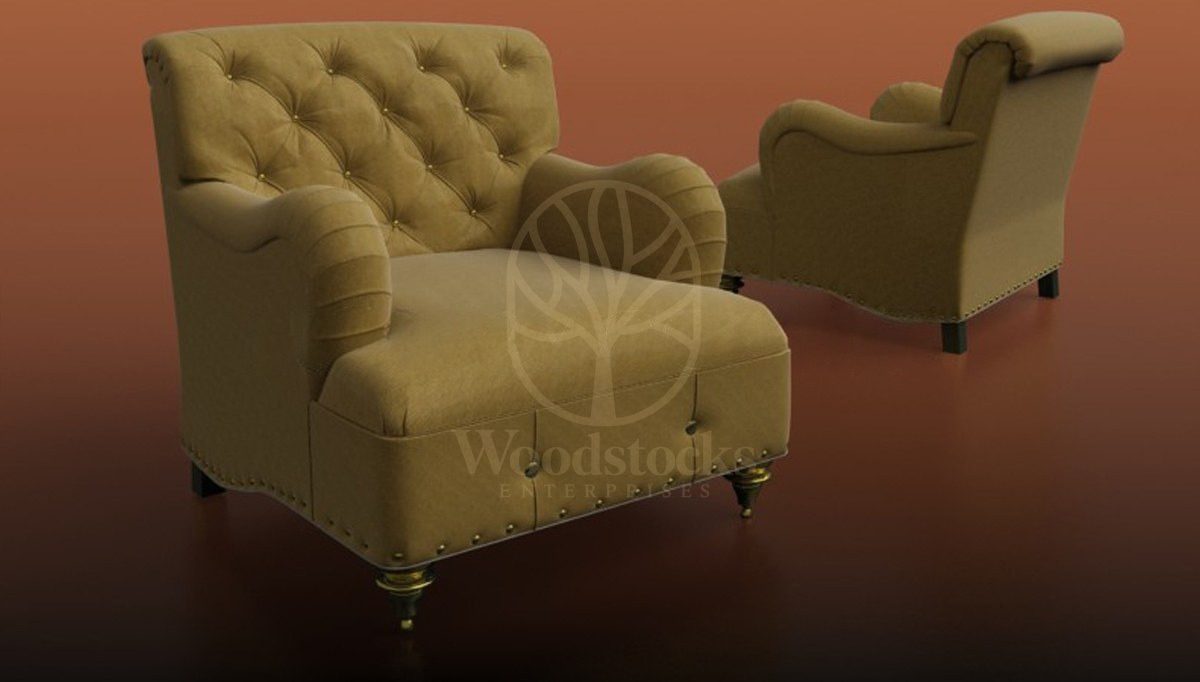Luxury Ortena Handcrafted Teak Armchair, Saharanpur, view 2