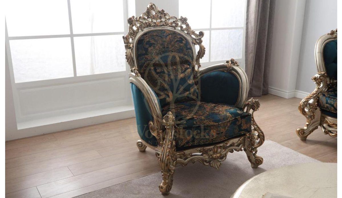 Royal Korel Hand Carved Teak Sofa Set, Saharanpur, view 5