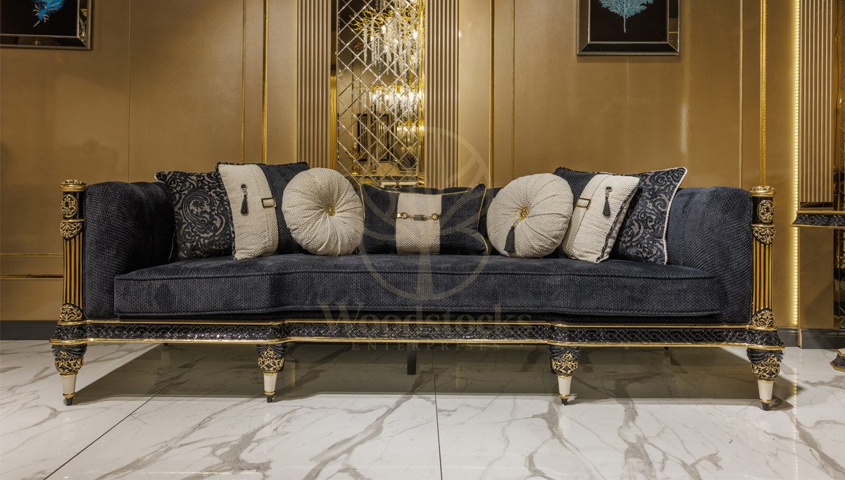 Royal Capitol Hand Carved Teak Sofa Set, Saharanpur, view 4