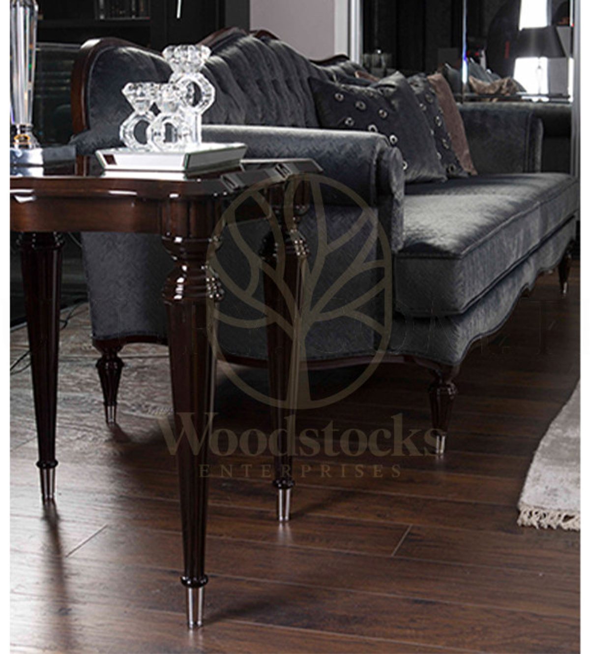 Luxury Sentinus Art Deco Handcrafted Teak Sofa Set, Saharanpur, view 10