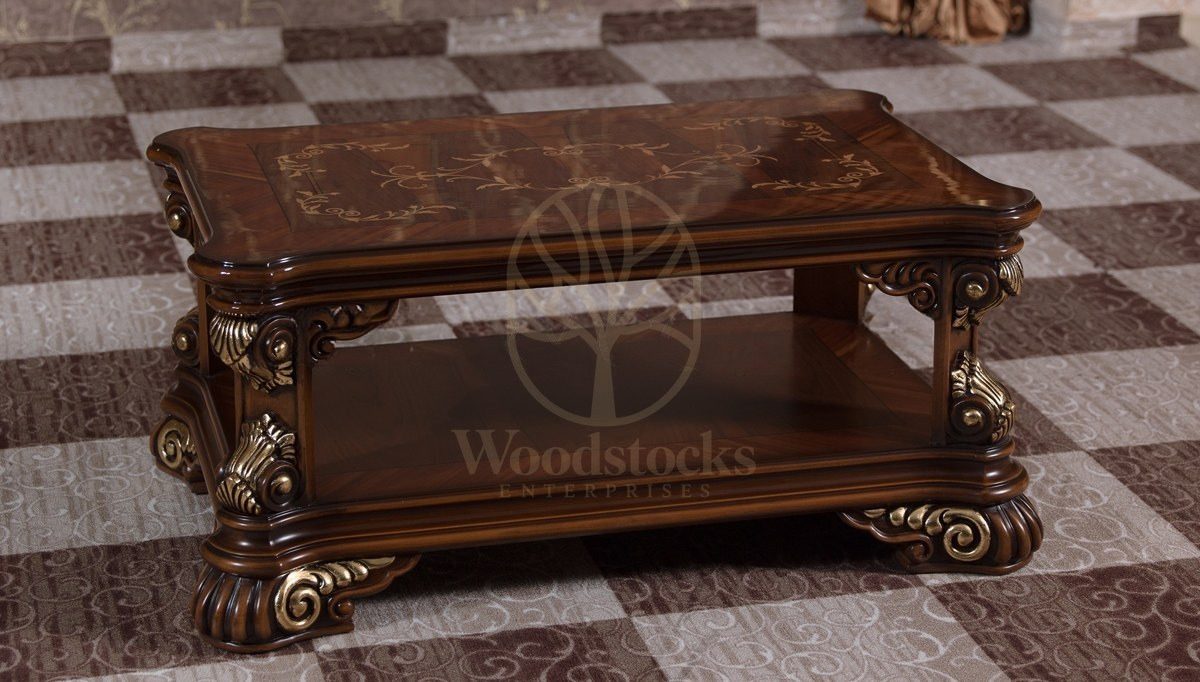 Royal Kraliyet Hand Carved Teak Office Table, Saharanpur, view 2