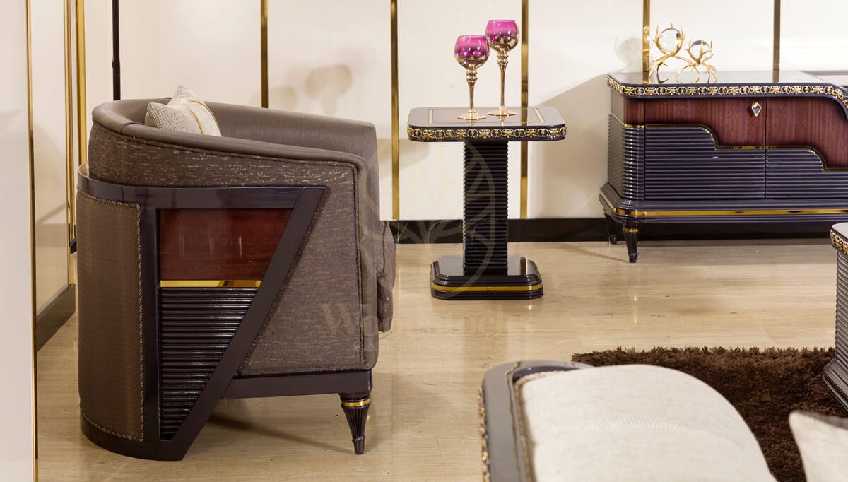 Royal Goksu Hand Carved Teak Sofa Set, Saharanpur, view 8