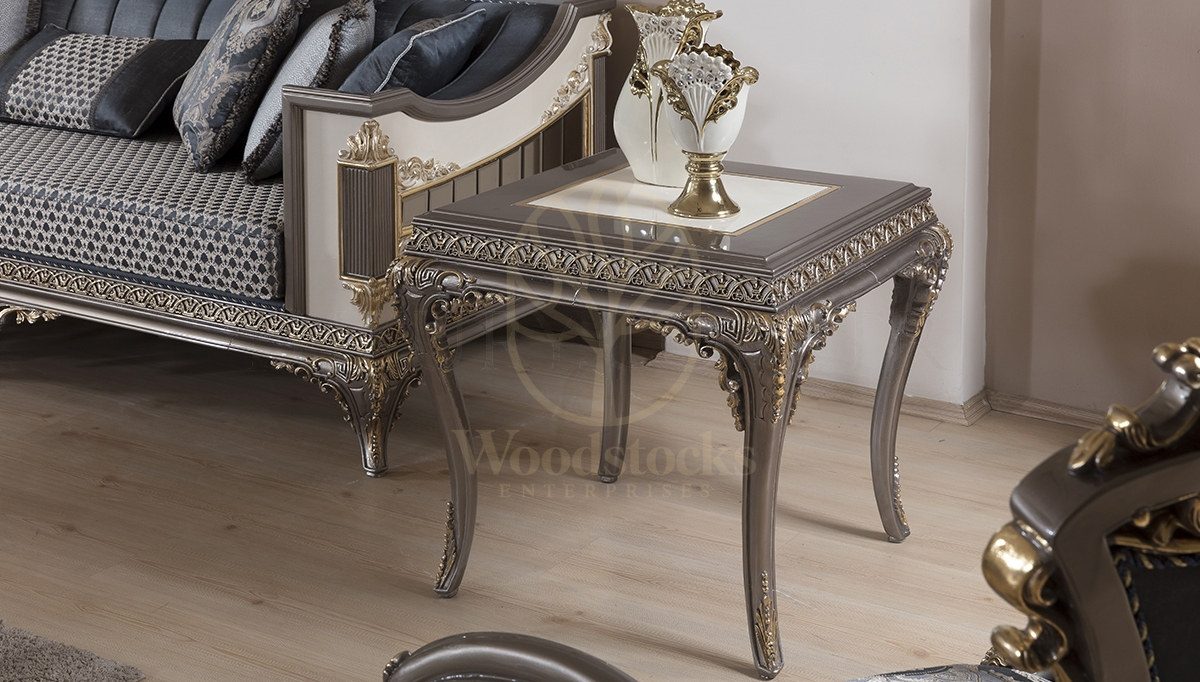 Royal Lotusa Hand Carved Teak Sofa Set, Saharanpur, view 3