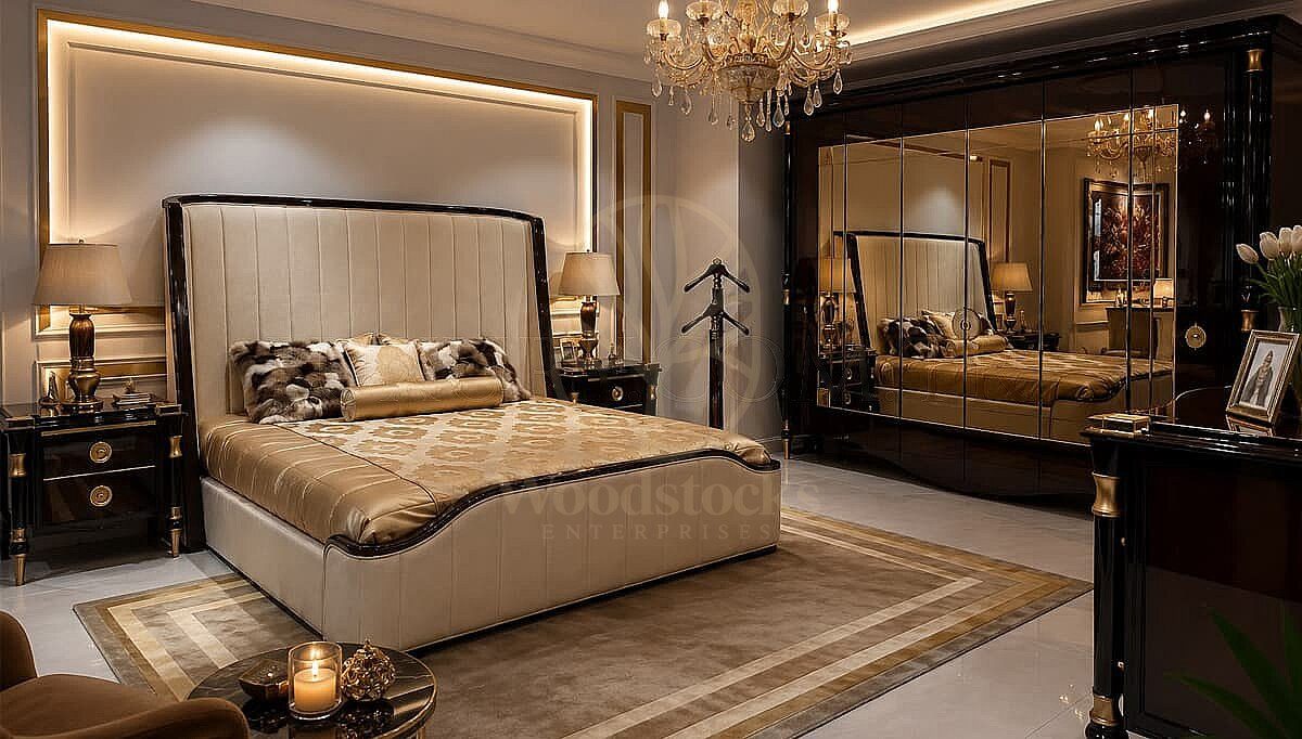 Luxury Mansion Handcrafted Teak King Size Bed, Saharanpur, King Size Bed