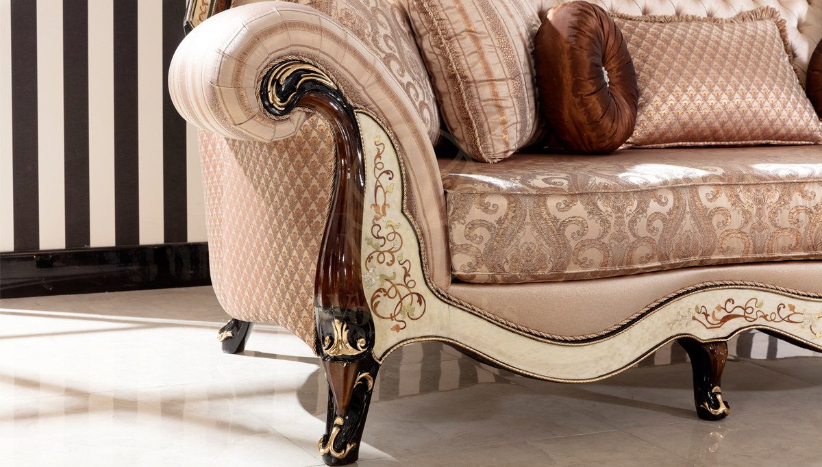 Royal Balamir Hand Carved Teak Sofa Set, Saharanpur, view 9