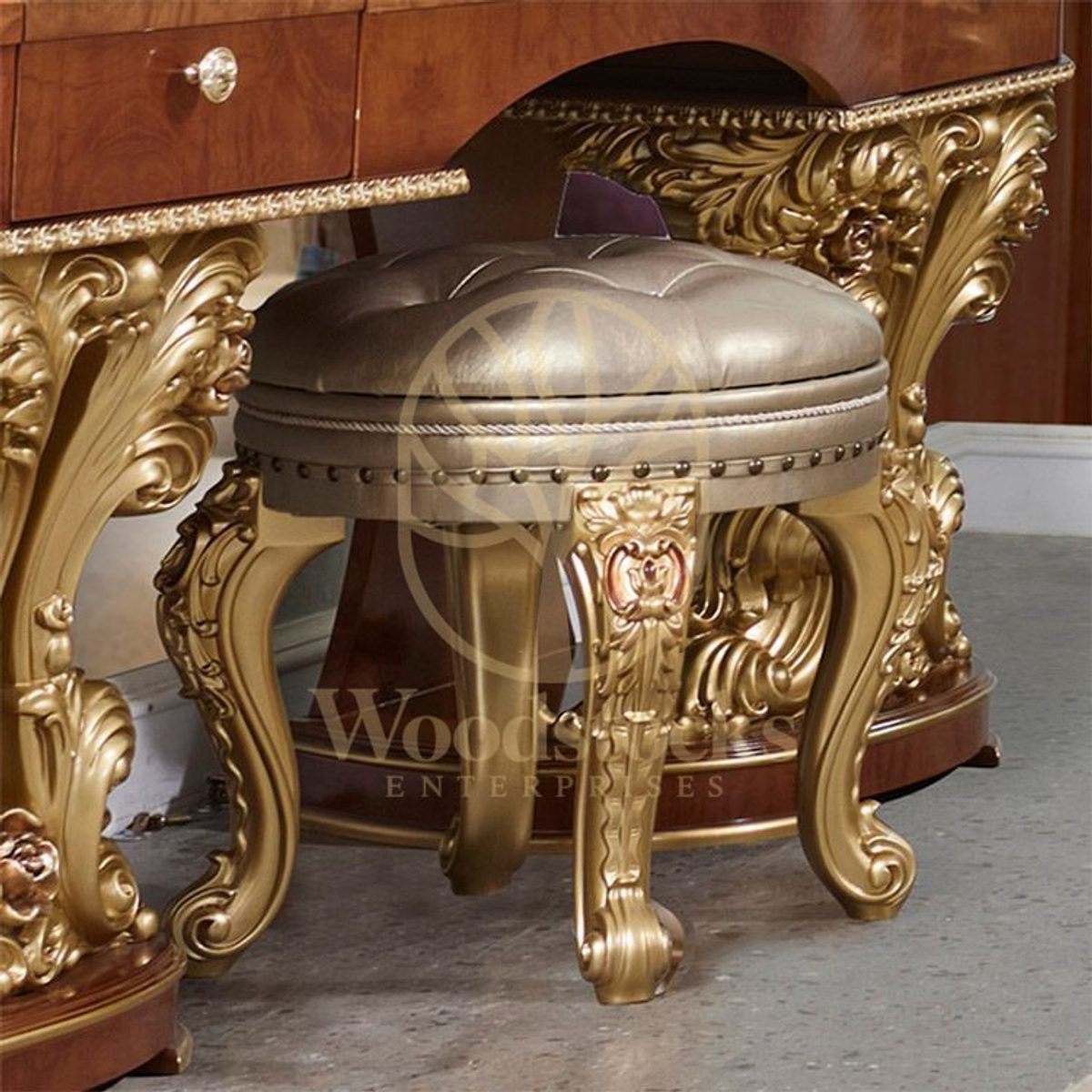 Teak Cabriole Dressing Table, view 2