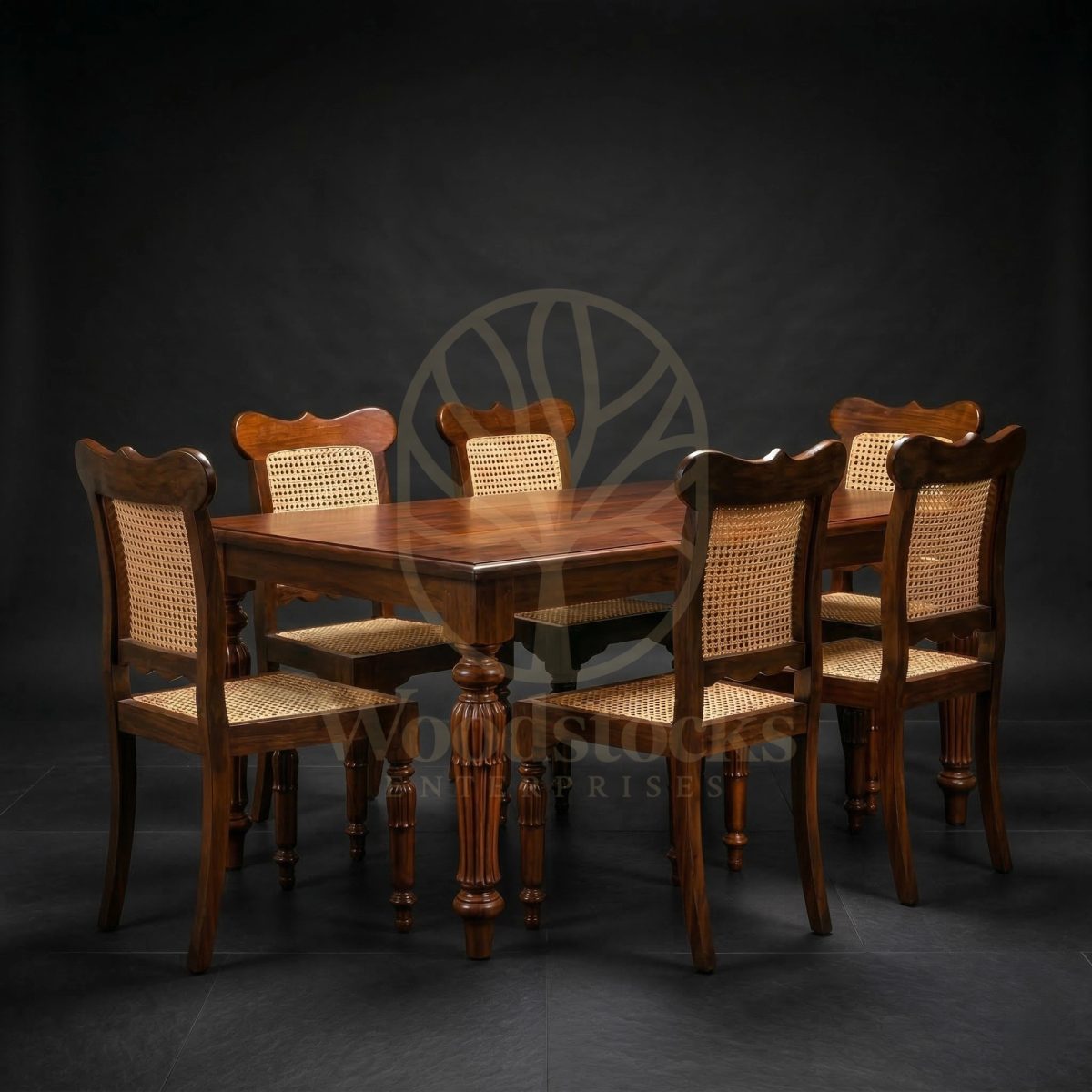 Luxury Teak Fontainhas Indo-Portuguese Dining Suite, Saharanpur, view 2