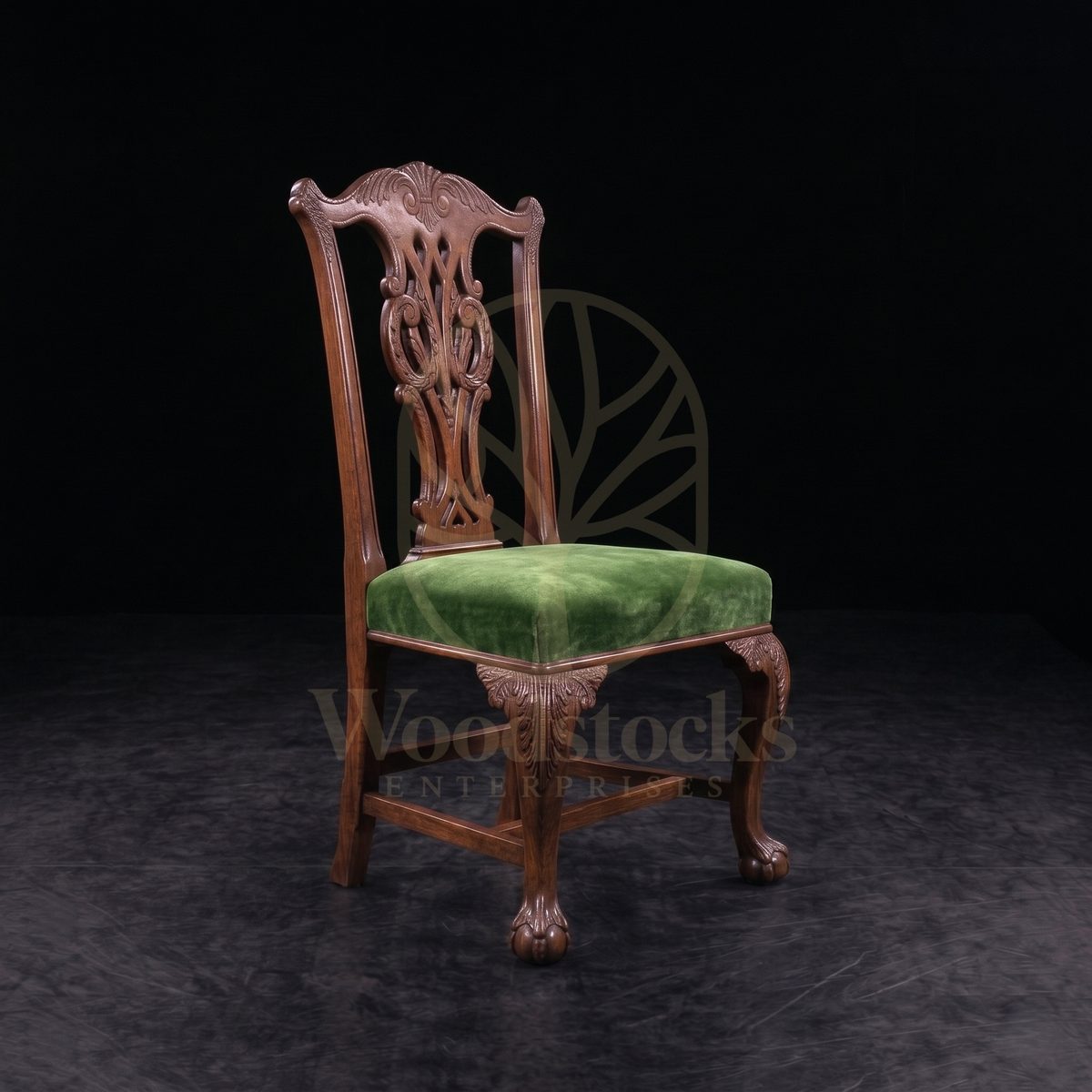 Royal Hand Carved Teak Marlborough Regency Pedestal Dining Suite, Saharanpur, view 7