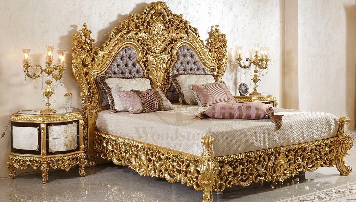 Royal Sehrazat Hand Carved Teak King Size Bed, Saharanpur, view 2