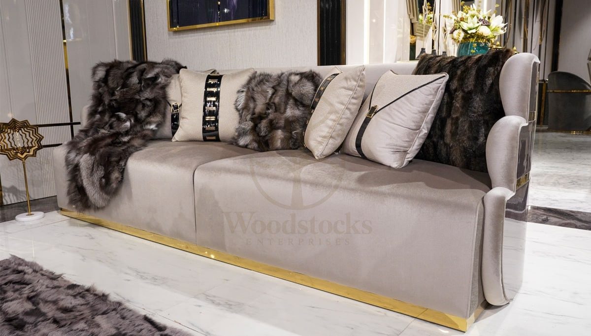 Luxury Vela Handcrafted Teak Sofa Set, Saharanpur, view 8