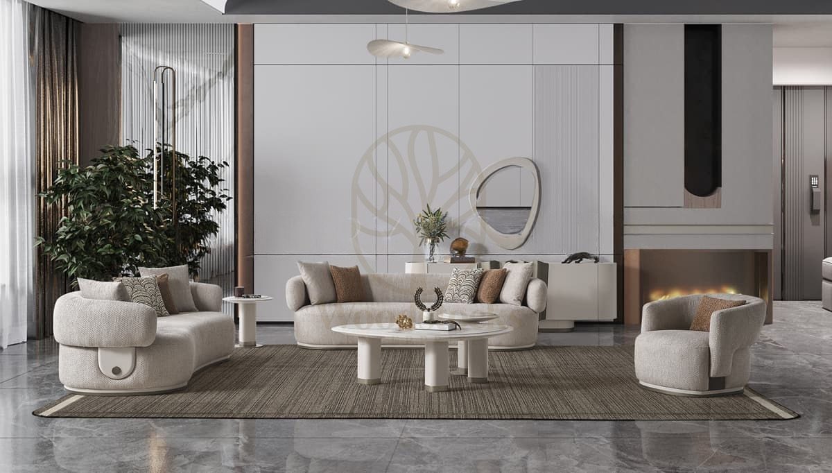 Luxury Bella Handcrafted Teak Sofa Set, Saharanpur, Sofa Set