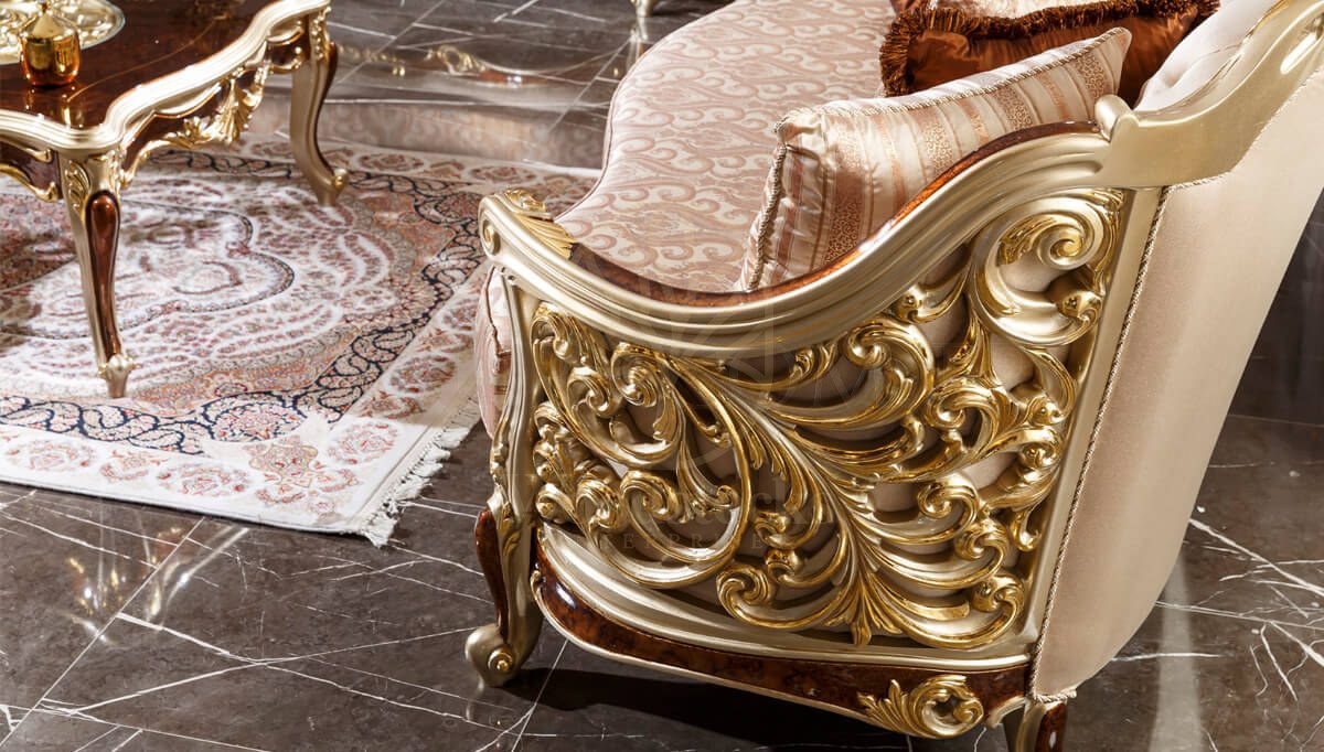 Royal Harzemsah Bronze Hand Carved Teak Sofa Set, Saharanpur, view 7