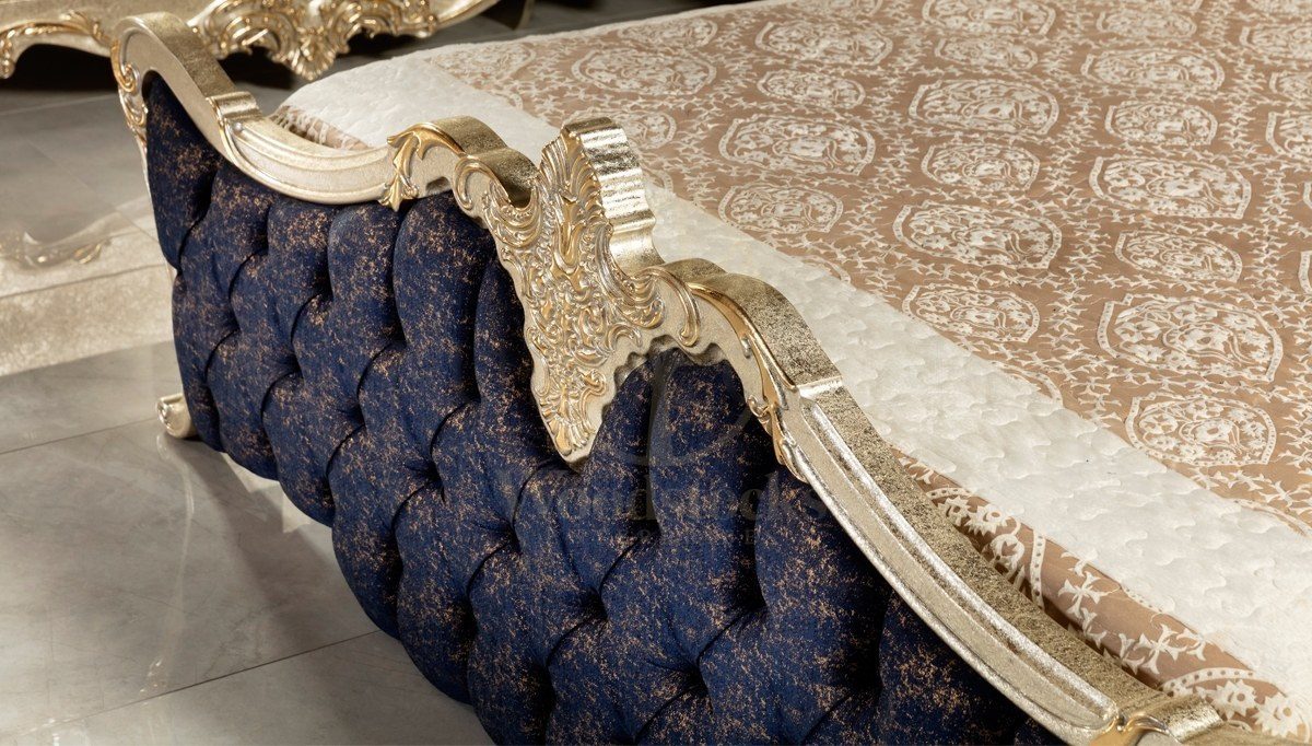 Royal Beyzade Hand Carved Teak King Size Bed, Saharanpur, view 5