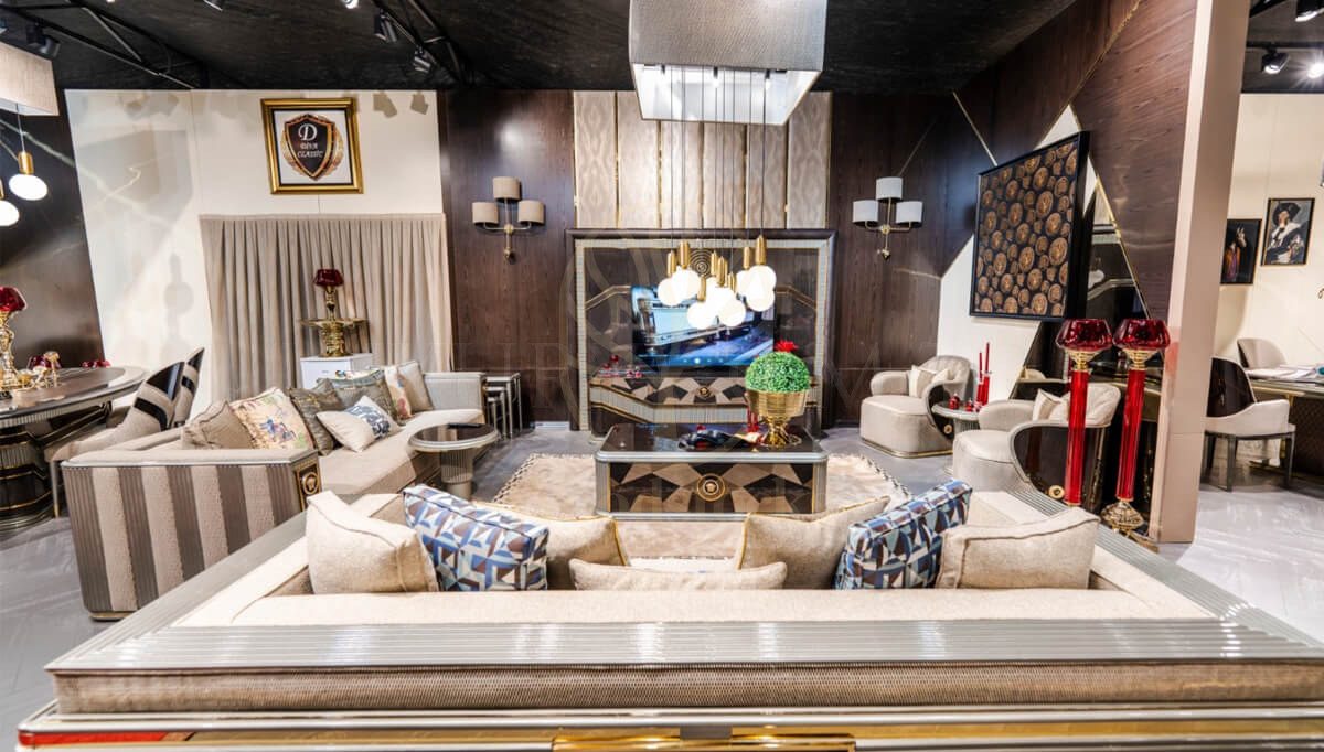 Luxury Troyes Handcrafted Teak Sofa Set, Saharanpur, view 6