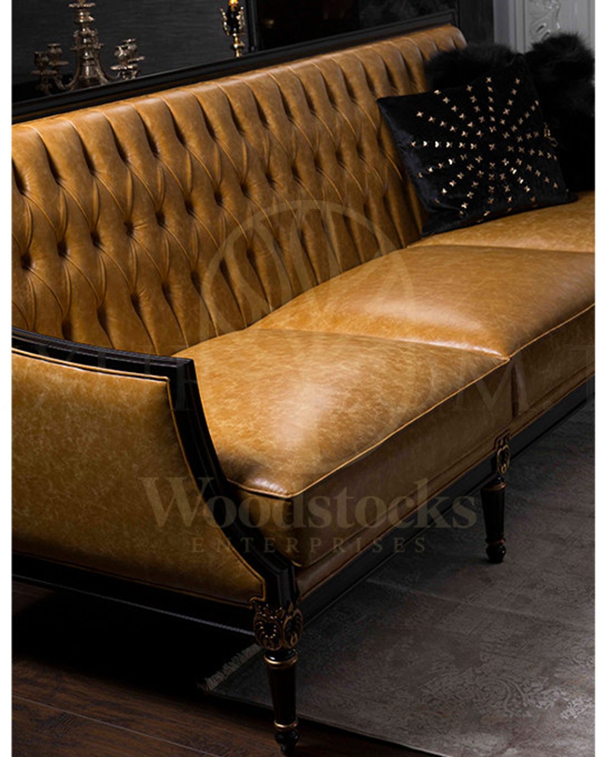 Luxury Hecuba Art Deco Handcrafted Teak Sofa Set, Saharanpur, view 8